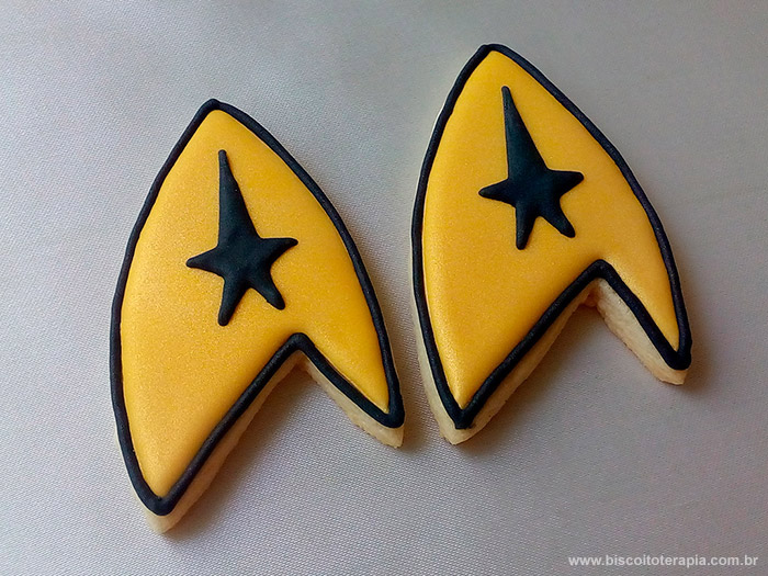 Biscoito Decorado Star Trek