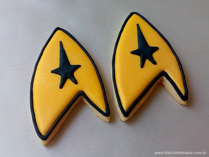 Biscoitos Decorados de Star Trek