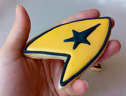 Biscoitos Decorados de Star Trek Biscoitos Decorados de Star Trek