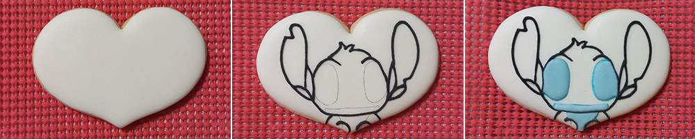 Biscoitos Decorados de Stitch