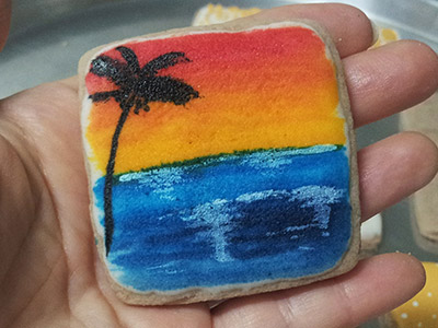 Biscoitos Decorados com Técnica de Aquarela Biscoitos Decorados com Técnica de Aquarela