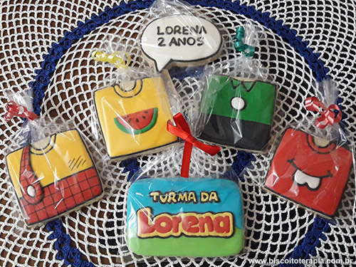 Biscoitos Decorados de Turma da Mônica Biscoitos Decorados de Turma da Mônica