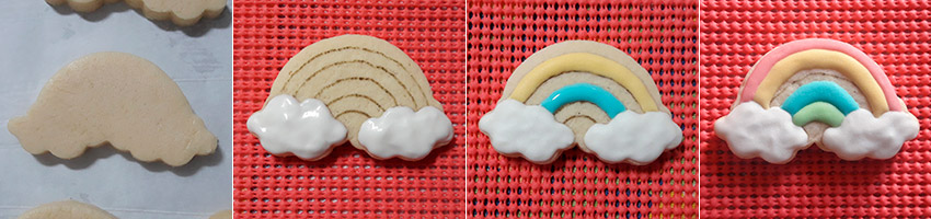 Biscoitos Decorados de Unicórnios Biscoitos Decorados de Unicórnios