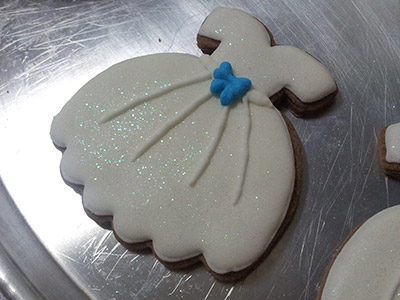 Biscoitos Decorados de Vestido para Daminhas Biscoitos Decorados de Vestido para Daminhas
