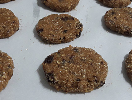 Biscoitos de Aveia e Mel com Ameixa