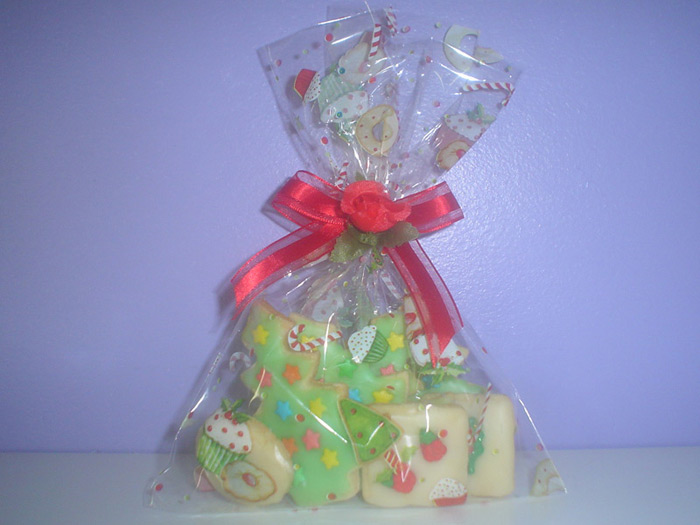 Biscoitos de Natal com Fondant Biscoitos de Natal com Fondant