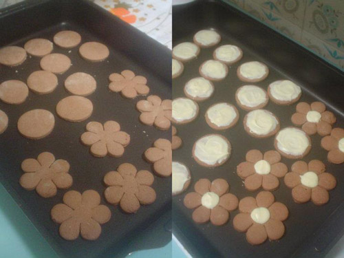 Biscoitos de Chocolate com cobertura de Galak