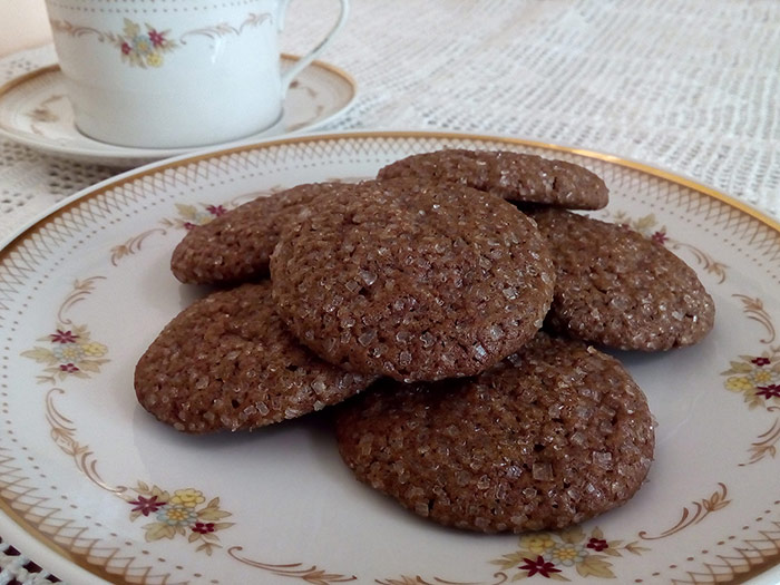 Cookies de Chocolate com Acar Mascavo