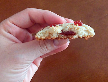 Cookies de Cheesecake com Goiabada Cookies de Cheesecake com Goiabada