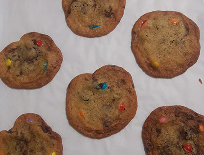 Cookies de M&Ms