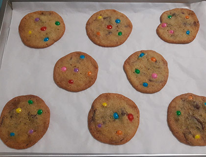 Cookies de M&Ms Cookies de M&Ms