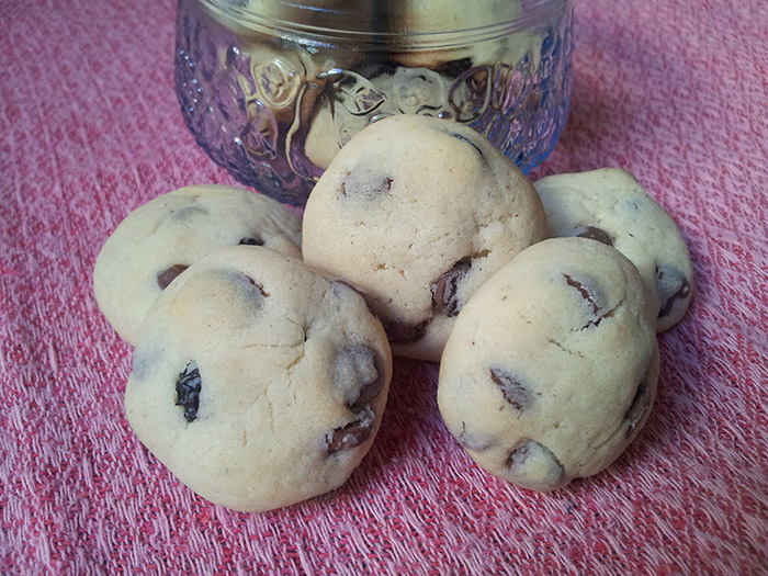 Cookies de Passas com Chocolate