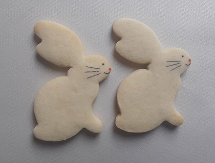 Biscoitos de Páscoa não decorados Biscoitos de Páscoa não decorados